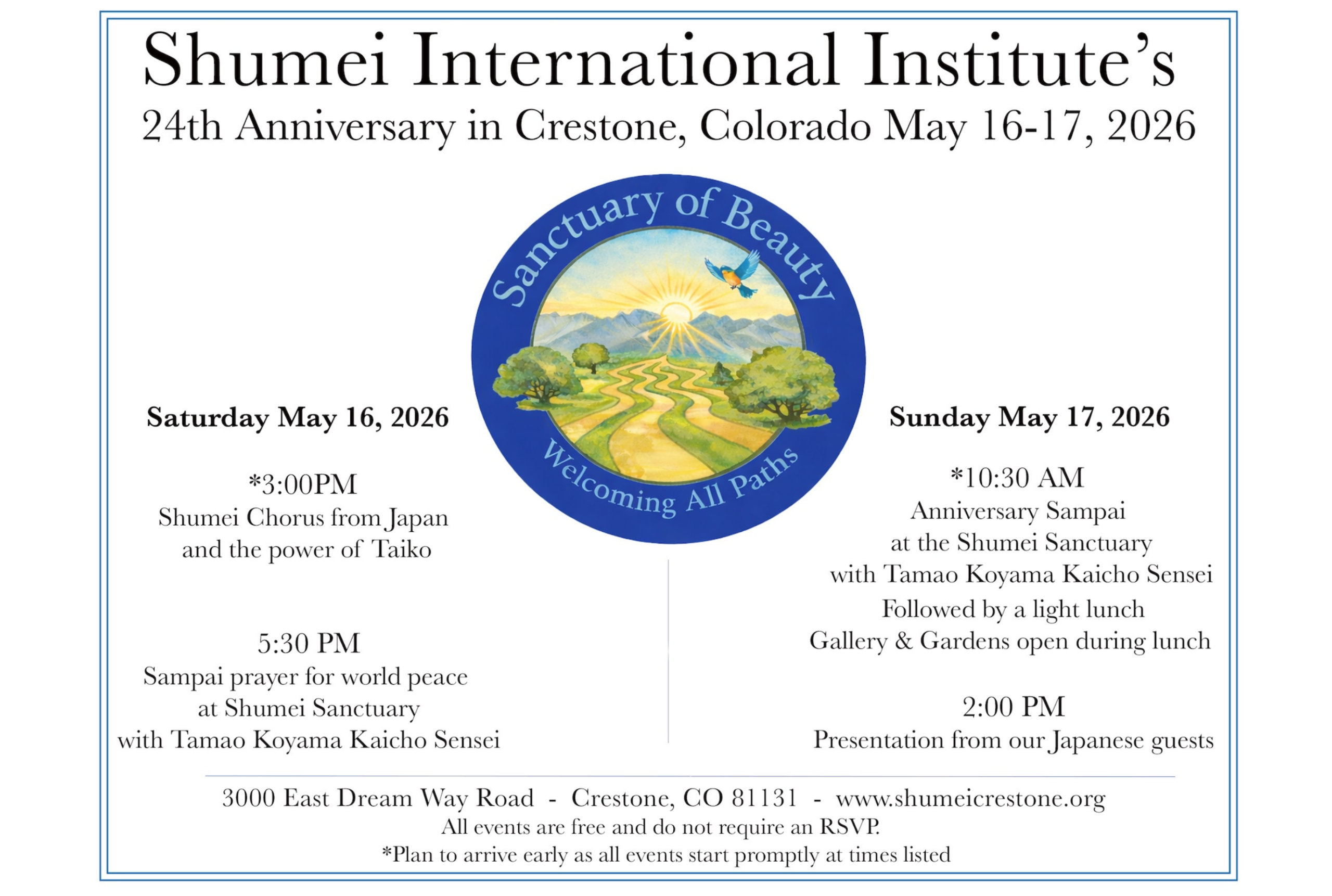 SII's 24th Anniversary in Crestone