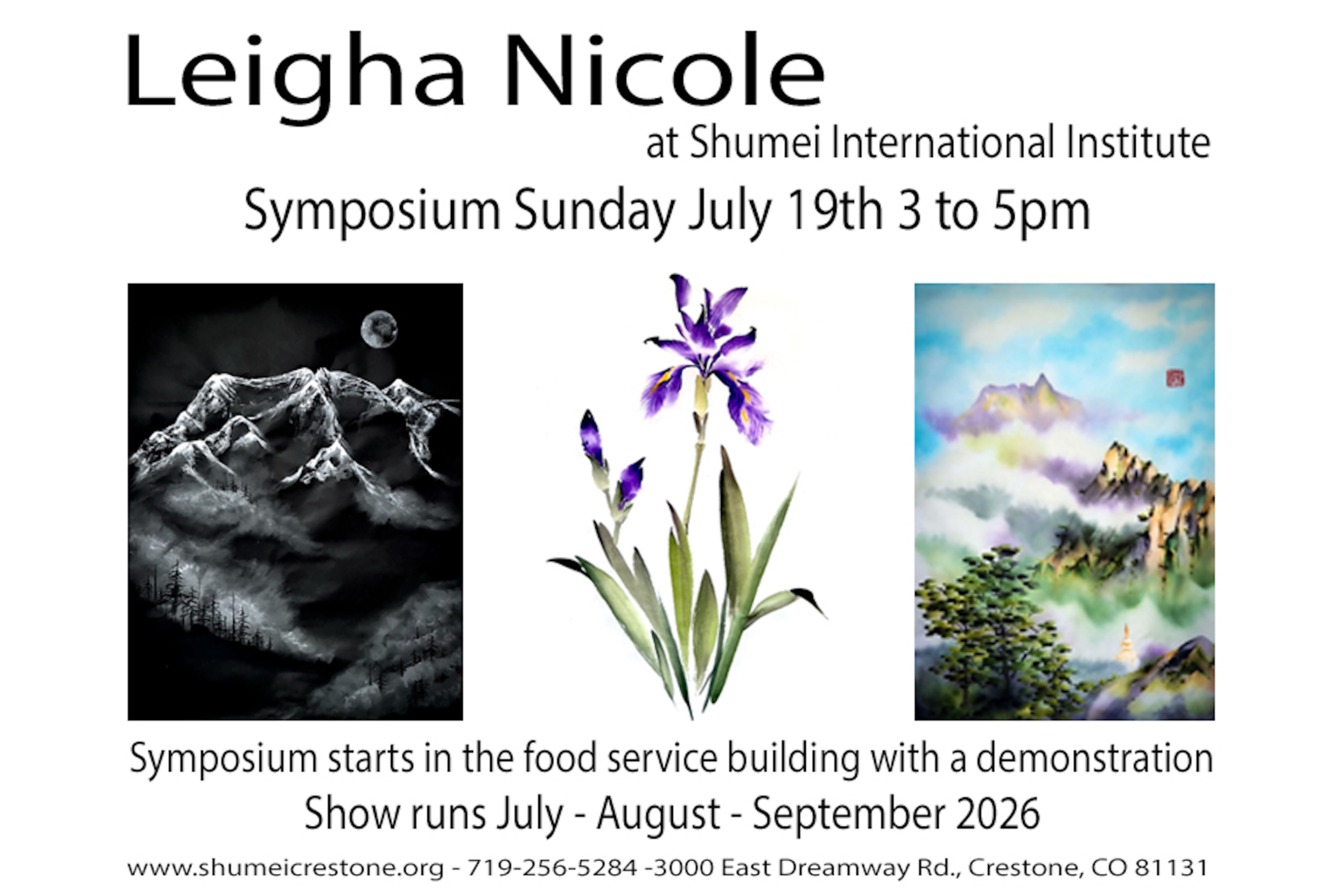 Art Symposium at SII in Crestone